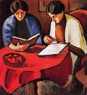 August Macke - Two Women at the Table