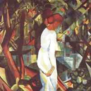 August Macke - A Couple In The Forest