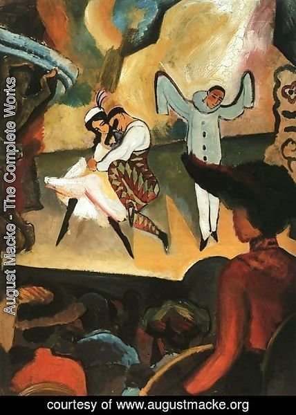 August Macke - Russian Ballet