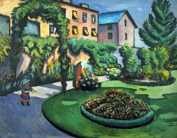 A Garden by August Macke