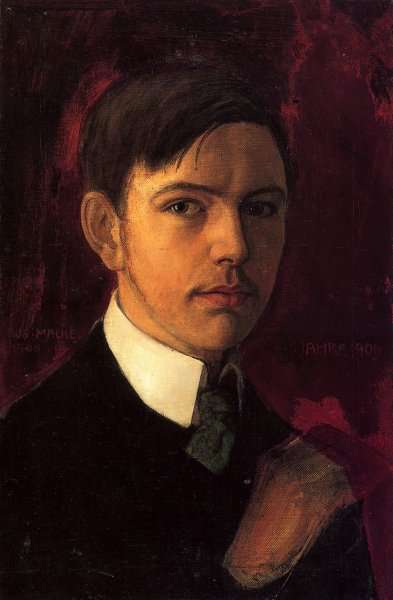 Self Portrait 1906 by August Macke