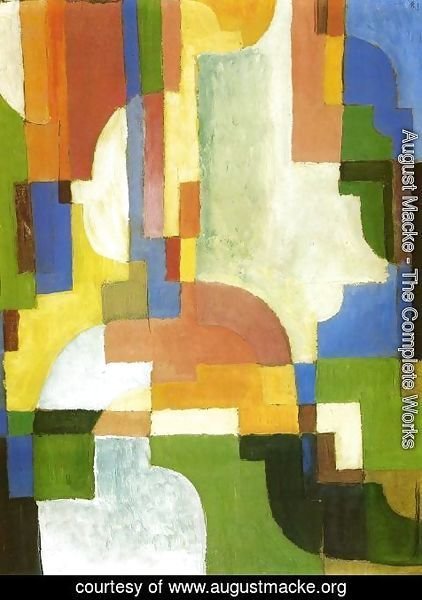 August Macke - Colored Forms I
