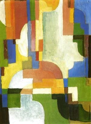 August Macke - Colored Forms I