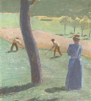 August Macke - Arbeiter auf dem Feld bei Kandern