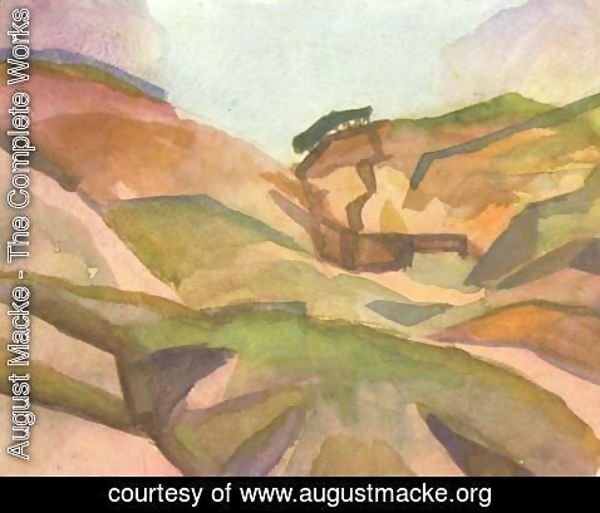 August Macke - Gorge