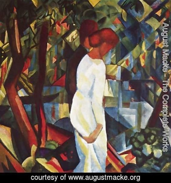 August Macke - Couple in the woods
