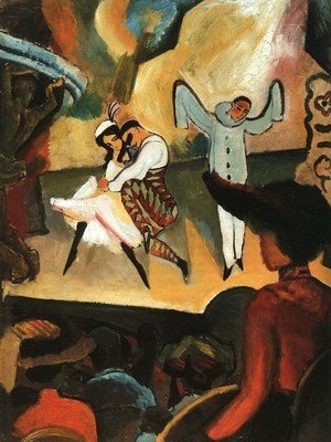 August Macke - Russian Ballet