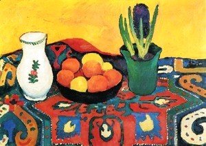 August Macke - Style Life With Fruits